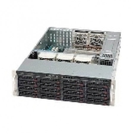 Supermicro SuperChassis 836E2-R800B, Black Basso profilo (Slimline - stilizzato) Nero 800 W (CSE-836E2-R800B)