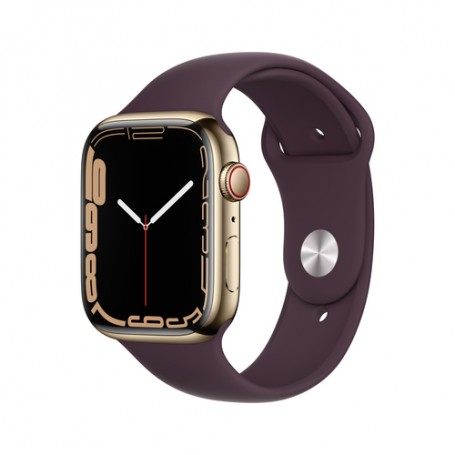 Apple Watch Series 7 45 mm OLED 4G Oro GPS (satellitare) (MKJX3FD/A)