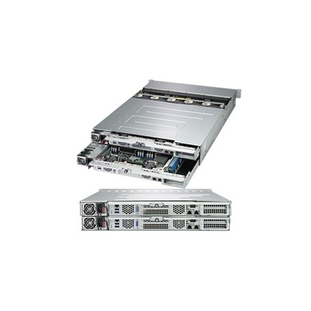 Supermicro SuperStorage 2029P-DN2R24L Intel® C624 LGA 3647 (Socket P) Armadio (2U) Nero (SSG-2029P-DN2R24L)