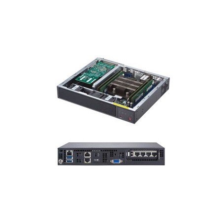 Supermicro SYS-E300-9D sistema barebone per server Intel SoC Nero (SYS-E300-9D)