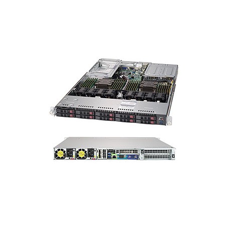 Supermicro SuperServer 1029U-TR25M Intel® C621 LGA 3647 (Socket P) Rack (1U) Nero (SYS-1029U-TR25M)
