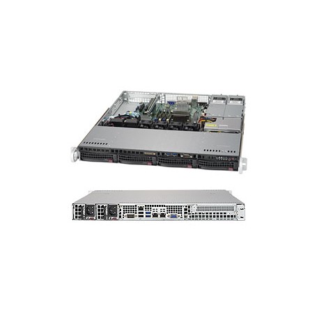 Supermicro SuperServer 5019S-MR-G1585L Intel® C236 BGA1440 Rack (1U) Nero (SYS-5019S-MR-G1585L)