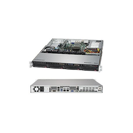 Supermicro SuperServer 5019S-M-G1585L Intel® C236 BGA1440 Rack (1U) Nero (SYS-5019S-M-G1585L)