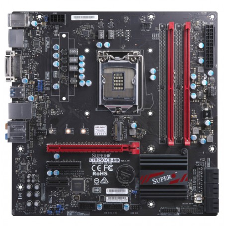 Supermicro C7B250-CB-MK Intel® B250 LGA 1151 (Presa H4) micro ATX (MBD-C7B250-CB-MK-O)