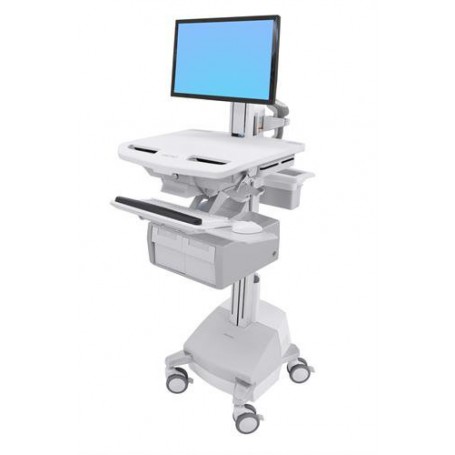 Ergotron StyleView Bianco Pannello piatto Carrello multimediale (SV44-13C1-2)