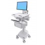 Ergotron StyleView Bianco Pannello piatto Carrello multimediale (SV44-13C1-2)