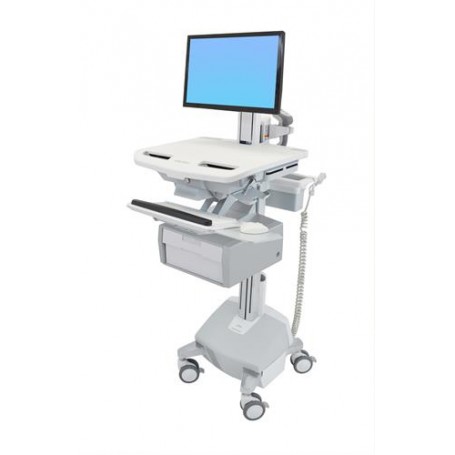 Ergotron StyleView Bianco Pannello piatto Carrello multimediale (SV44-13B2-2)