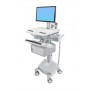 Ergotron StyleView Bianco Pannello piatto Carrello multimediale (SV44-13B2-2)