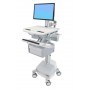 Ergotron StyleView Bianco Pannello piatto Carrello multimediale (SV44-13B1-2)
