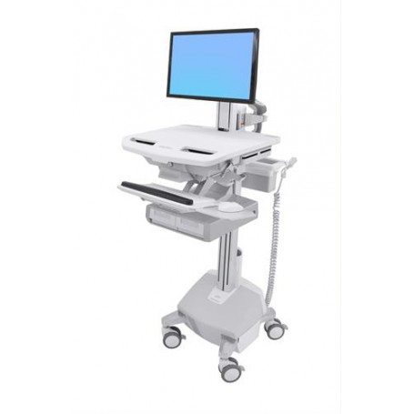 Ergotron StyleView Bianco Pannello piatto Carrello multimediale (SV44-13A2-2)