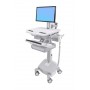 Ergotron StyleView Bianco Pannello piatto Carrello multimediale (SV44-13A2-2)