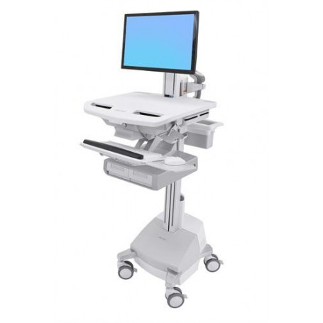 Ergotron StyleView Bianco Pannello piatto Carrello multimediale (SV44-13A1-2)