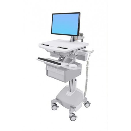 Ergotron StyleView Bianco Pannello piatto Carrello multimediale (SV44-12C2-2)