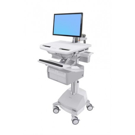 Ergotron StyleView Bianco Pannello piatto Carrello multimediale (SV44-12C1-2)
