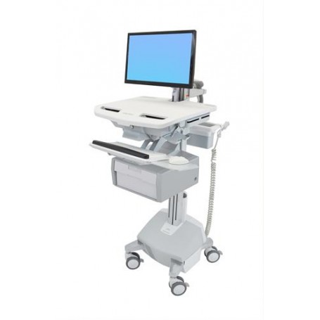 Ergotron StyleView Bianco Pannello piatto Carrello multimediale (SV44-12B2-2)