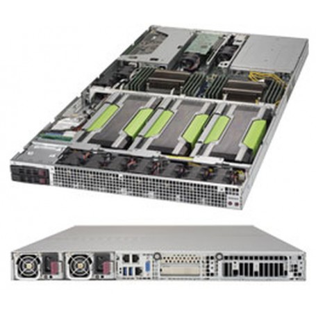 Supermicro 1028GQ-TR Intel® C612 LGA 2011 (Socket R) Rack (1U) Nero (SYS-1028GQ-TR)