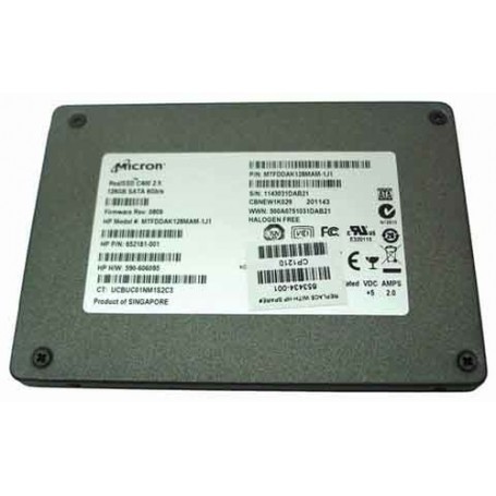 HP 653434-001 drives allo stato solido 2.5" 128 GB SATA (653434-001)