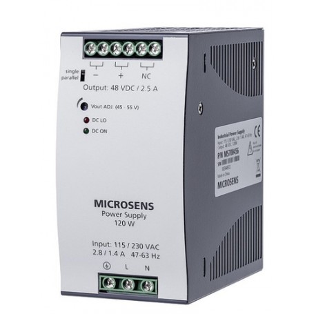 Microsense MS700456 alimentatore per computer 120 W Grigio, Bianco (MS700456)