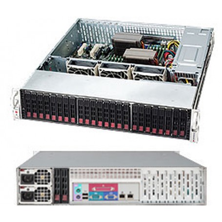 Supermicro 216BA-R1K28LPB Supporto Nero 1280 W (CSE-216BA-R1K28LPB)