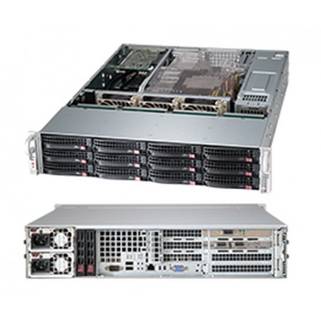 Supermicro CSE-826BA-R920WB computer case Supporto Nero 920 W (CSE-826BA-R920WB)