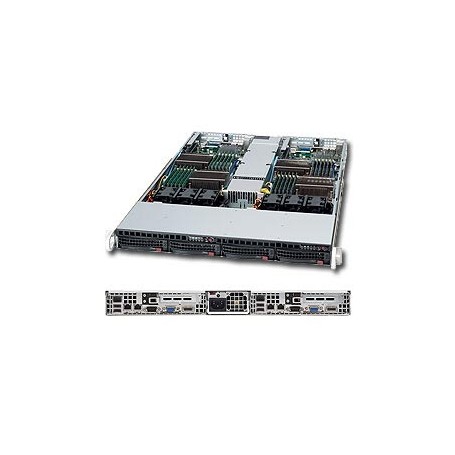 Supermicro SuperChassis 808BT-1K28B Supporto Nero, Grigio 1280 W (CSE-808BT-1K28B)