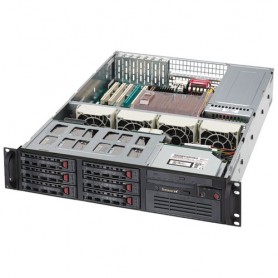 Supermicro SuperChassis 825TQ-R700LPB (black) Basso profilo (Slimline - stilizzato) Nero 700 W (CSE-825TQ-R700LPB)