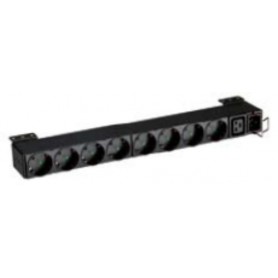 Eaton FlexPDU, 8x DIN unità di distribuzione dell'energia (PDU) 8 presa(e) AC 1U Nero (68436)