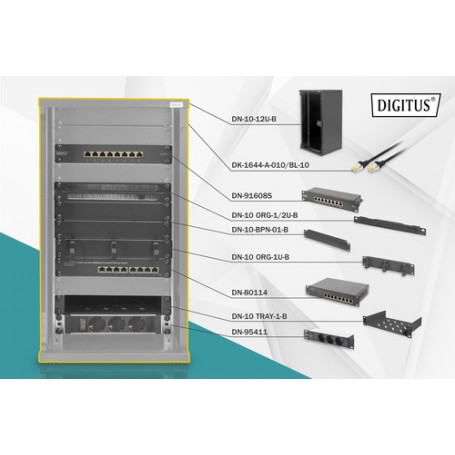 Digitus DN-10-SET-3-B rack Rack indipendenti Nero (DN-10-SET-3-B)