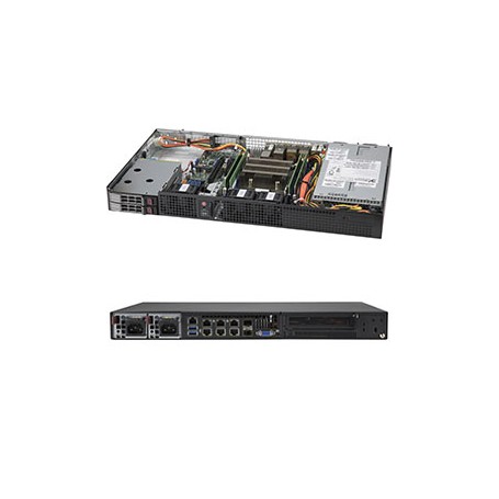 Supermicro SuperServer 5019D-RN8TP Rack (1U) Nero (SYS-5019D-RN8TP)
