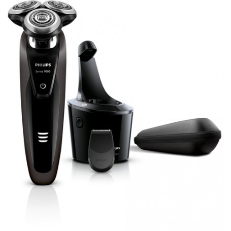 Philips SHAVER Series 9000 S9031/27 rasoio elettrico Trimmer Nero, Grigio (S9031/27)