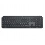 Logitech MX Keys Advanced Wireless Illuminated Keyboard tastiera RF senza fili + Bluetooth QWERTY Inglese Grafite (920-009413)