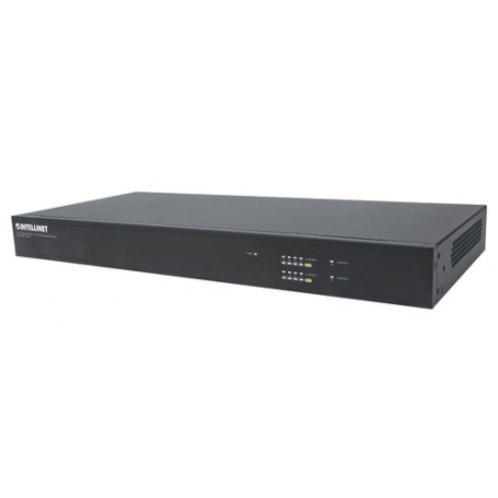 Intellinet 561433 switch di rete Gestito Gigabit Ethernet (10/100/1000) Supporto Power over Ethernet (PoE) Nero (561433)