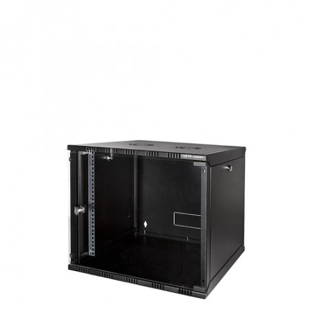 LogiLink W09A54B rack 9U Da parete Nero (W09A54B)