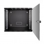 LogiLink W09A54B rack 9U Da parete Nero (W09A54B)