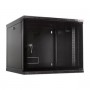 LogiLink W09A40B rack 9U Da parete Nero (W09A40B)