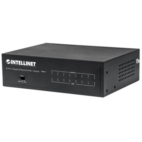 Intellinet 561204 switch di rete Gestito Gigabit Ethernet (10/100/1000) Supporto Power over Ethernet (PoE) Nero (561204)