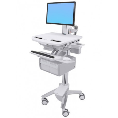 Ergotron StyleView Bianco Pannello piatto Carrello multimediale (SV43-13C0-0)
