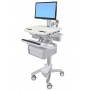 Ergotron StyleView Bianco Pannello piatto Carrello multimediale (SV43-13B0-0)