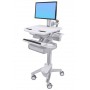 Ergotron StyleView Bianco Pannello piatto Carrello multimediale (SV43-13A0-0)