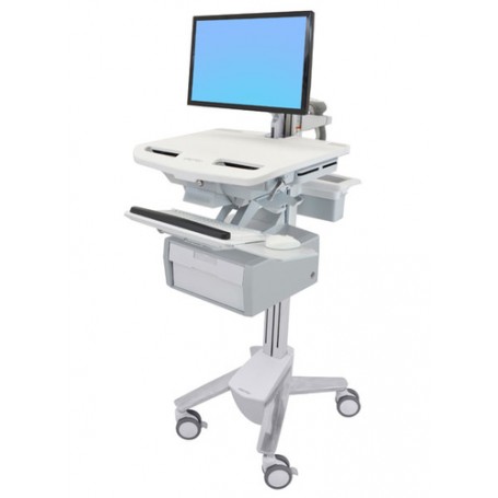Ergotron StyleView Grigio Pannello piatto Carrello multimediale (SV43-12B0-0)