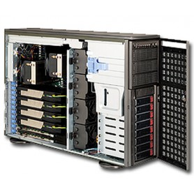 Supermicro SuperChassis 747TQ-R1620B Supporto Nero, Grigio 1620 W (CSE-747TQ-R1620B)