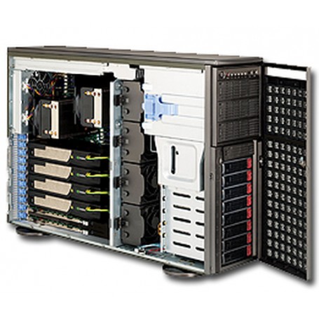 Supermicro SuperChassis 747TQ-R1620B Supporto Nero, Grigio 1620 W (CSE-747TQ-R1620B)