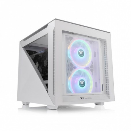 Thermaltake Divider 200 TG Micro Tower Bianco (CA-1V1-00S6WN-00)