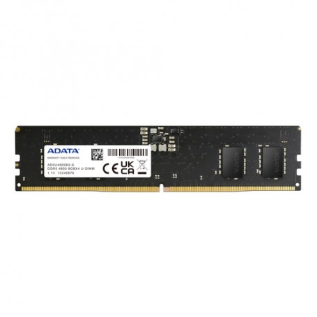 ADATA AD5U48008G-S memoria 8 GB 1 x 8 GB DDR5 4800 MHz Data Integrity Check (verifica integrità dati) (AD5U48008G-S)