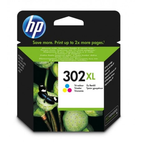 INK HP F6U67AE N302XL CIANO/MAGENTA /GIALLO 8ML (F6U67AE)