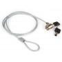 Hamlet Notebook Lock cavo di sicurezza per pc e notebook con lucchetto a chiave di 120 cm in acciaio (XNBLOCK12K)