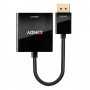 Lindy 41734 cavo e adattatore video Nero (41734-LND)