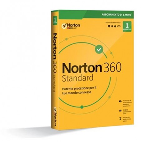 NortonLifeLock Norton 360 Standard 2020 Licenza completa 1 licenza/e 1 anno/i (21397790)