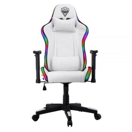 POLTRONA GAMING NOUA MAO M7W0 RGB POGGIA TESTA E CUSCINO WHITE/RGB (GC0619RB-M7W0)