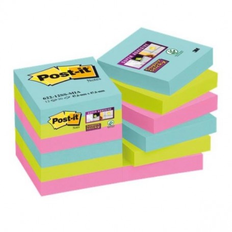 CF12POST-IT SK 47.6X 47.6- COSMIC (622-12SS-COS)
